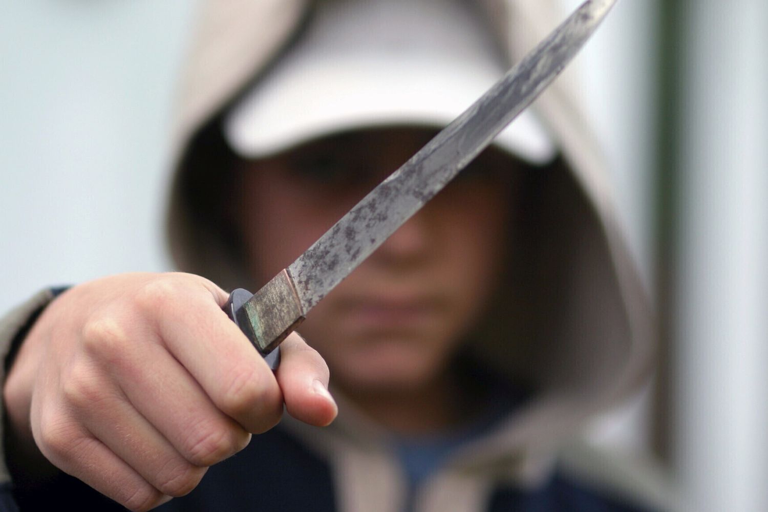 Un'aggressione con coltello