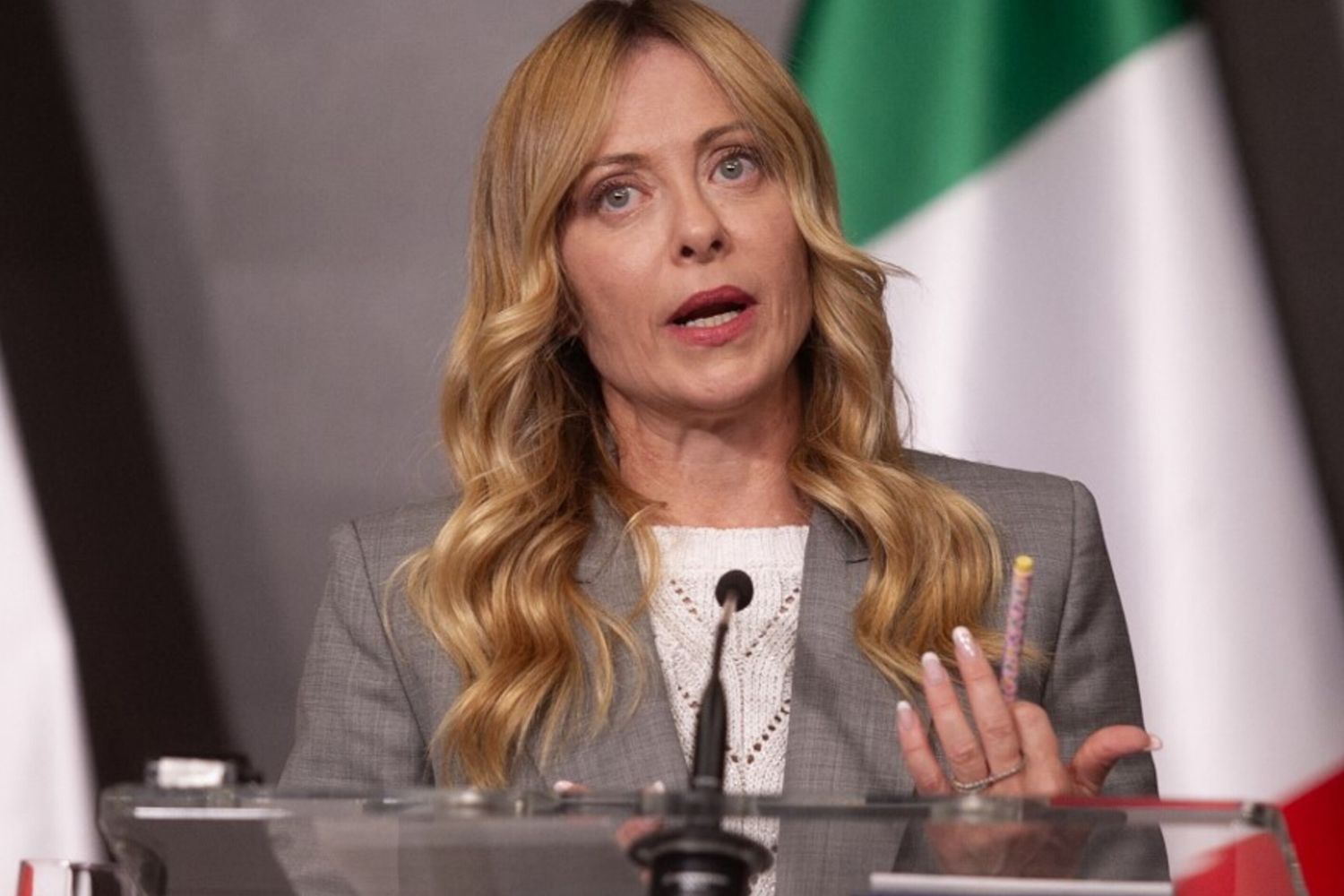 La premier Giorgia Meloni