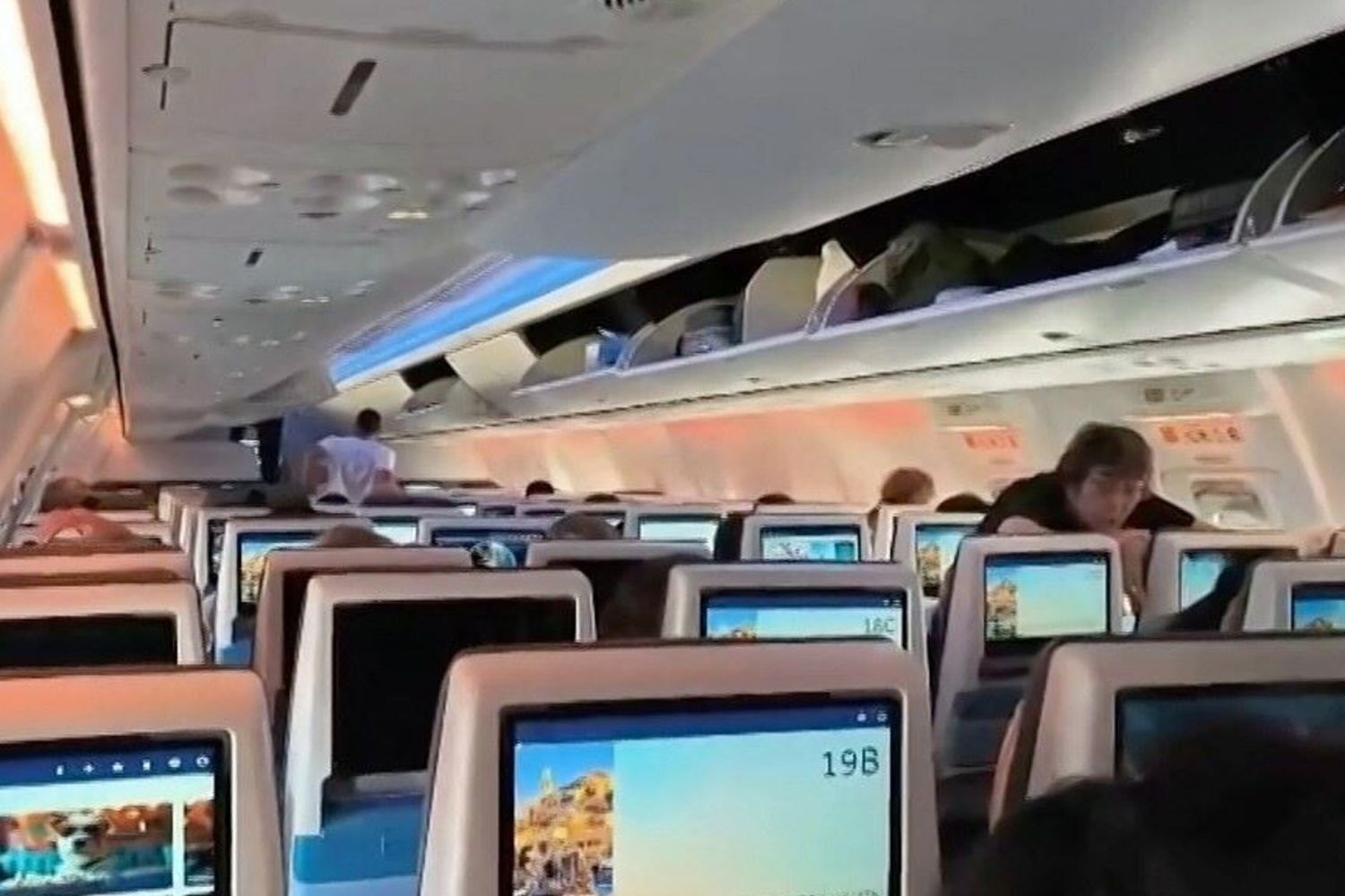 I passeggeri a bordo del volo  Flydubai