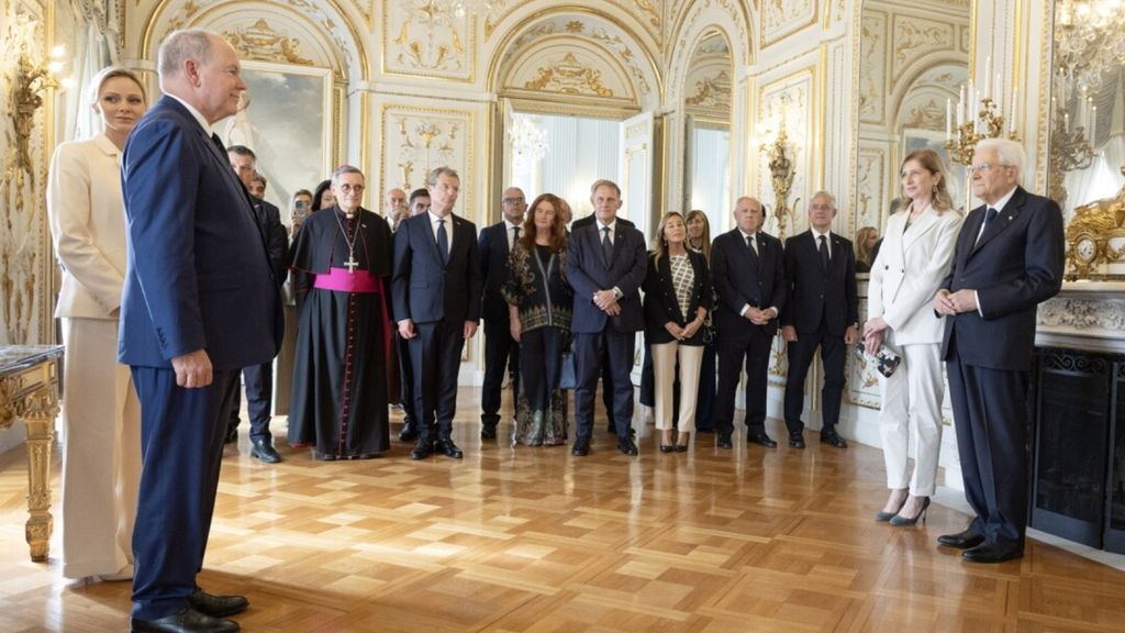 Mattarella in visita nel Principato di Monaco, è la prima volta di un Capo di Stato italiano