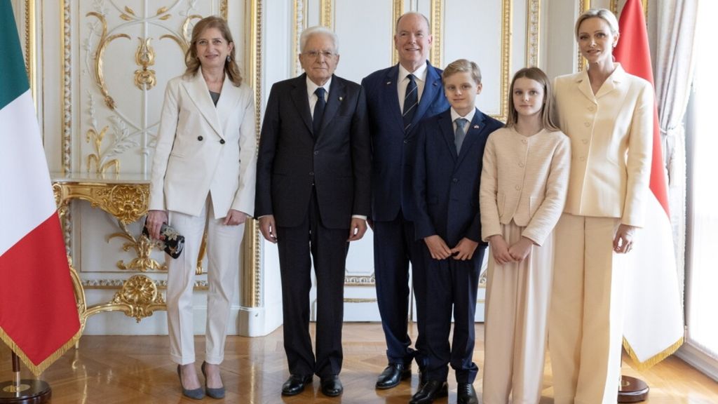 Mattarella in visita nel Principato di Monaco, è la prima volta di un Capo di Stato italiano