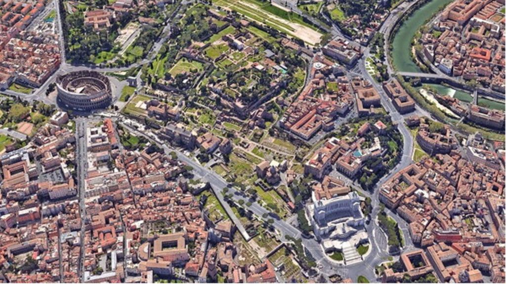 Immagine veduta aerea dell'area del Carme