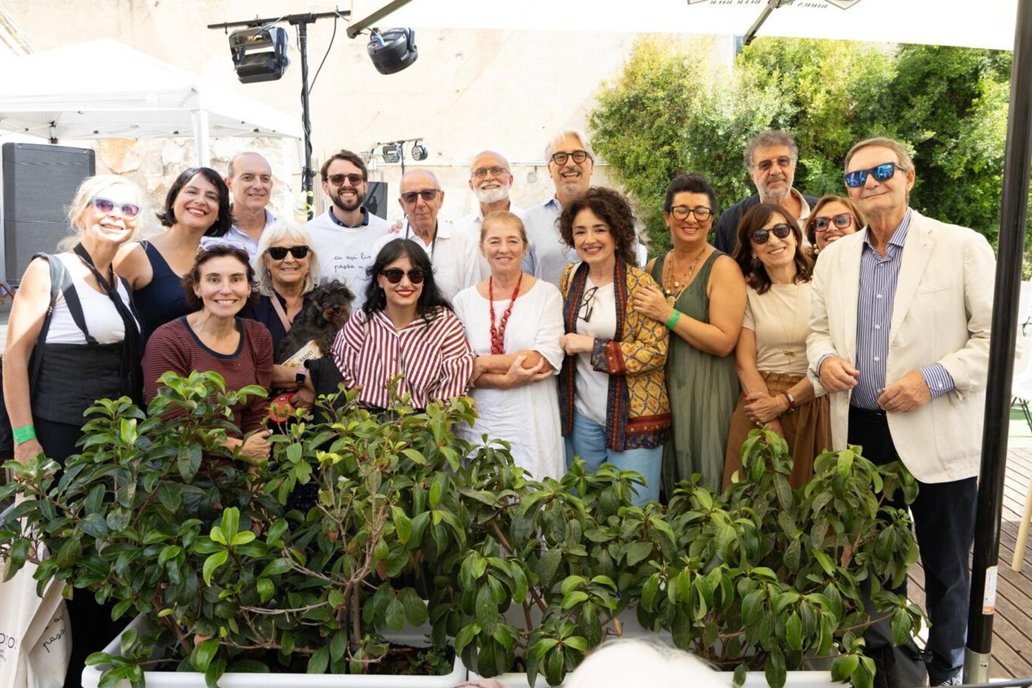 Una rappresentanza degli Olmi al Festival Logos di Palermo
