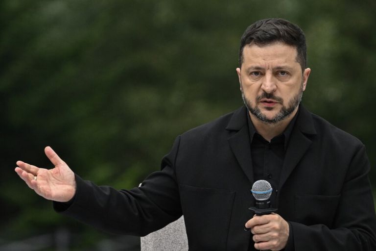 Il presidente ucraino Volodymyr Zelensky