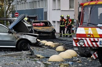 Membri del Servizio di Emergenza Statale ucraino