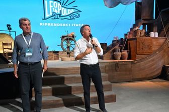 Matteo Renzi e Mario Calabresi