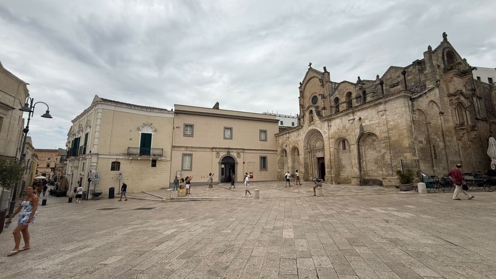 La piazza dove sarà installata l'opera