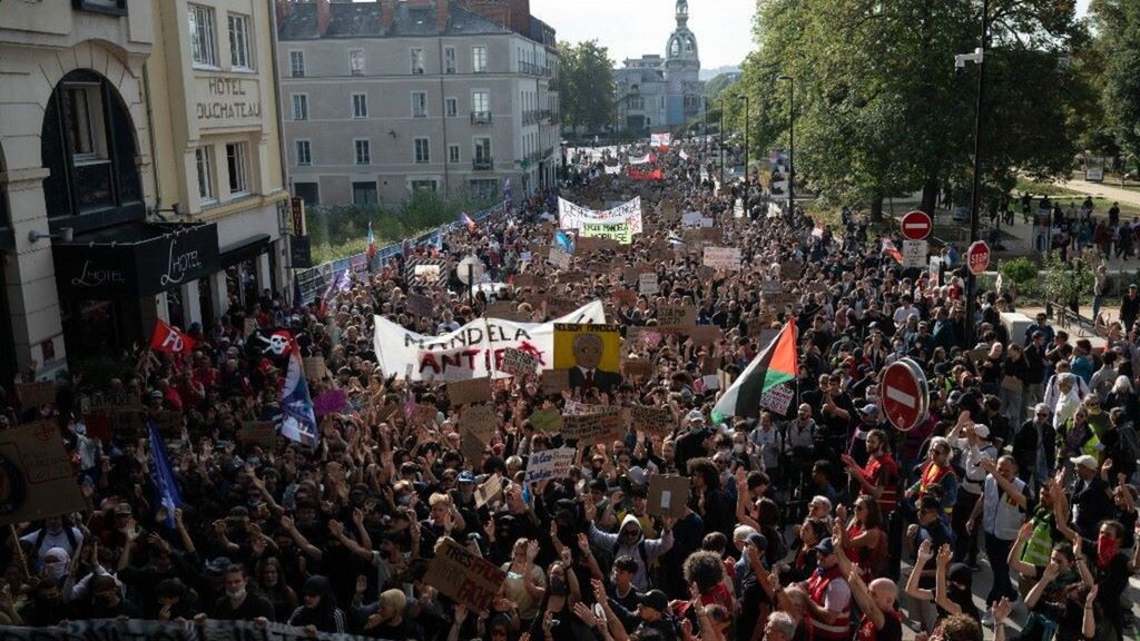 Manifestazioni studentesche a Nantes del 6 ottobre