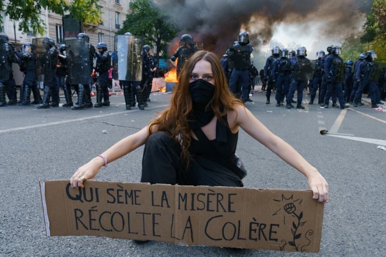 Proteste in Francia degli studenti