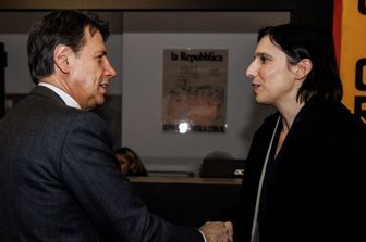 Giuseppe Conte e Elly Schlein