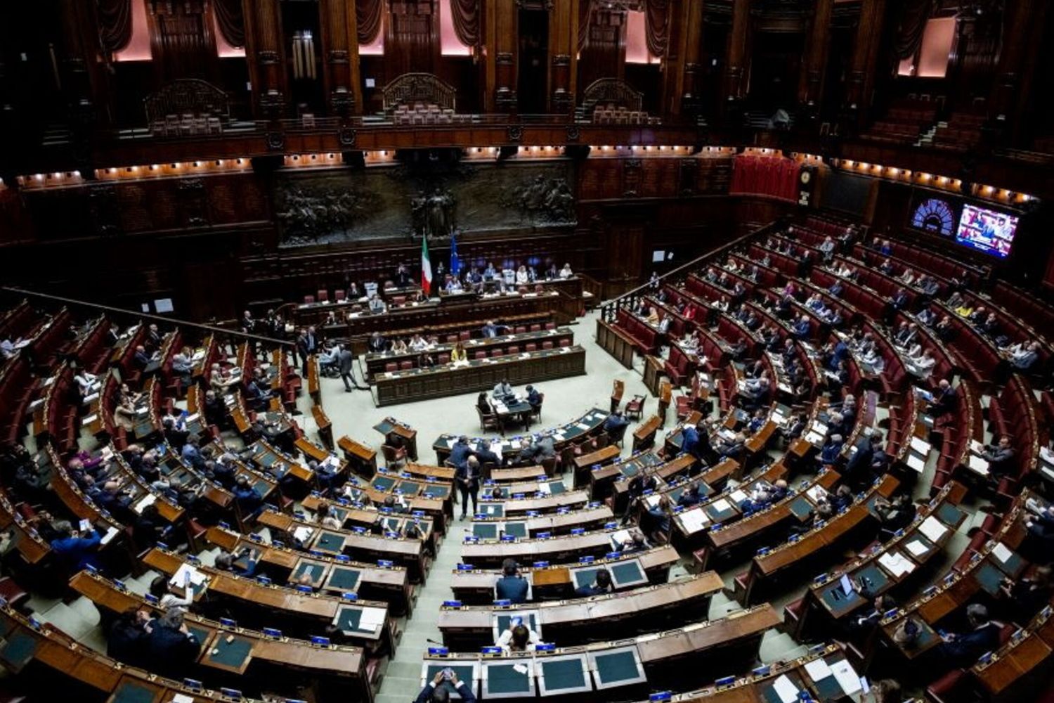 L'Aula della Camera durante l'esame delle pregiudiziali alla legge elettorale - 1 ottobre 2026