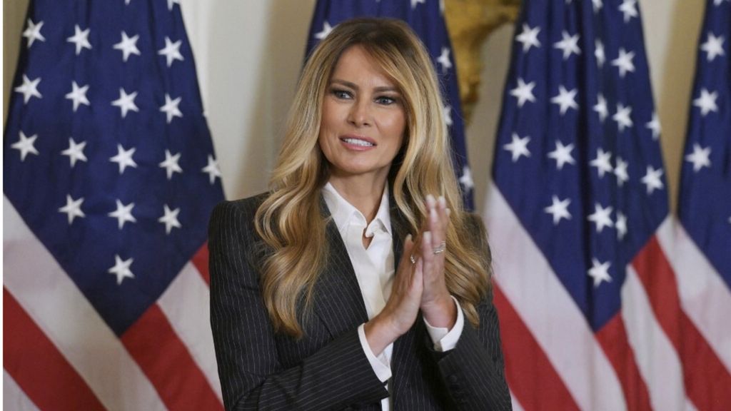 La First Lady degli Stati Uniti Melania Trump