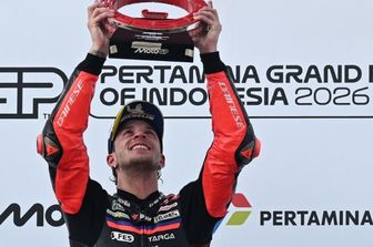 MotoGP Indonesia, Bezzecchi domina a Mandalika e guida la tripletta Aprilia