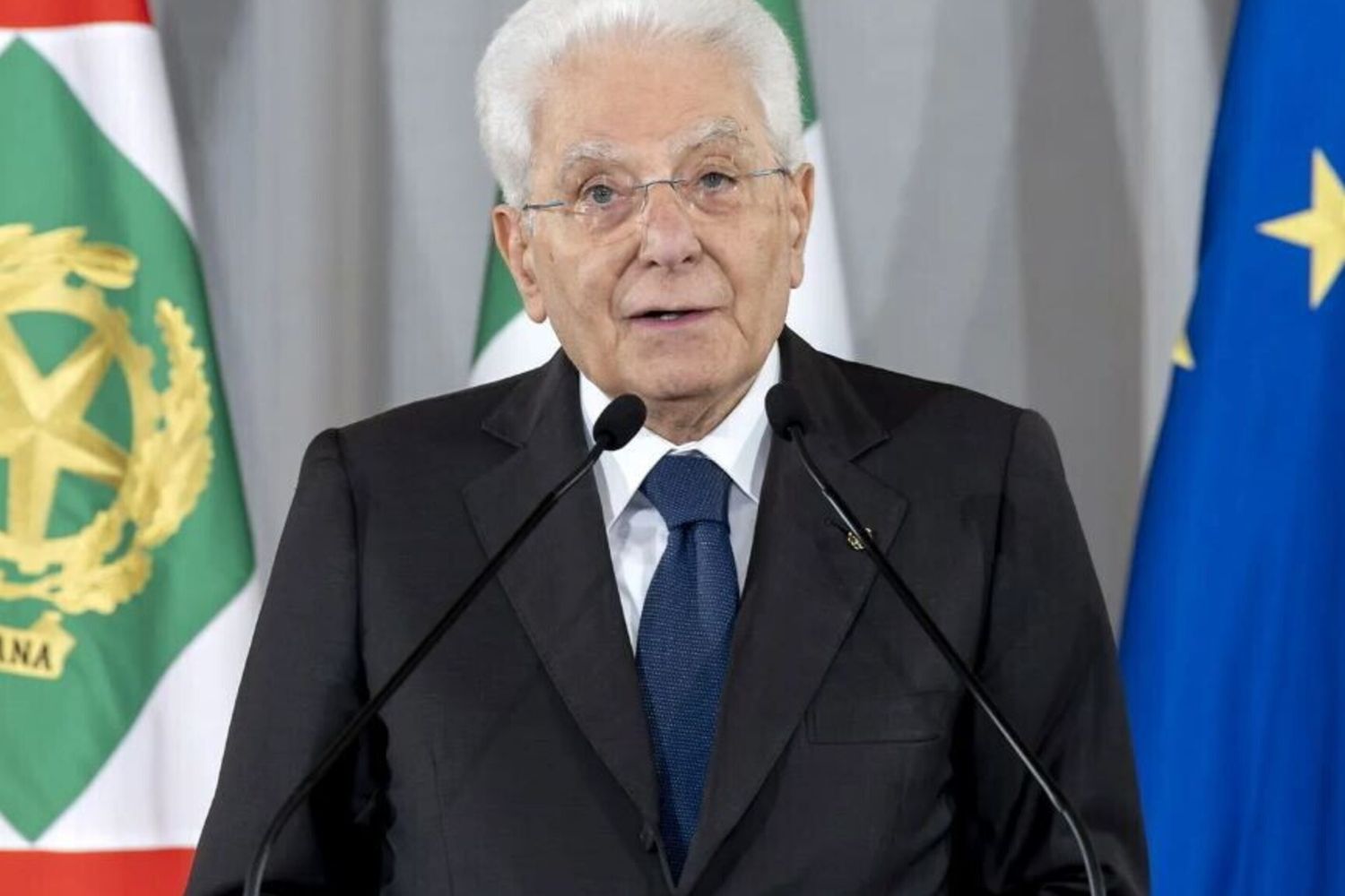 Il Presidente della Repubblica Sergio Mattarella