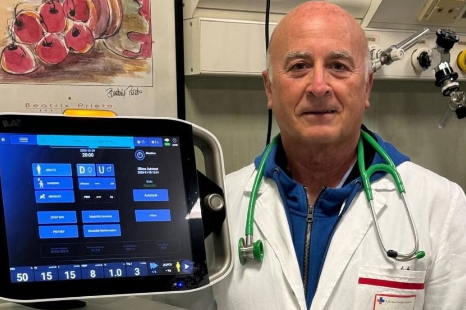 Lo pneumologo Vinicio Magliacani, già direttore della Riabilitazione polmonare al San Camillo di Roma