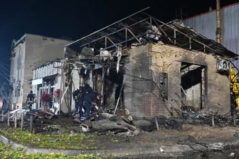 Missili russi in un sobborgo di  Kharkiv - 11 ottobre 2026