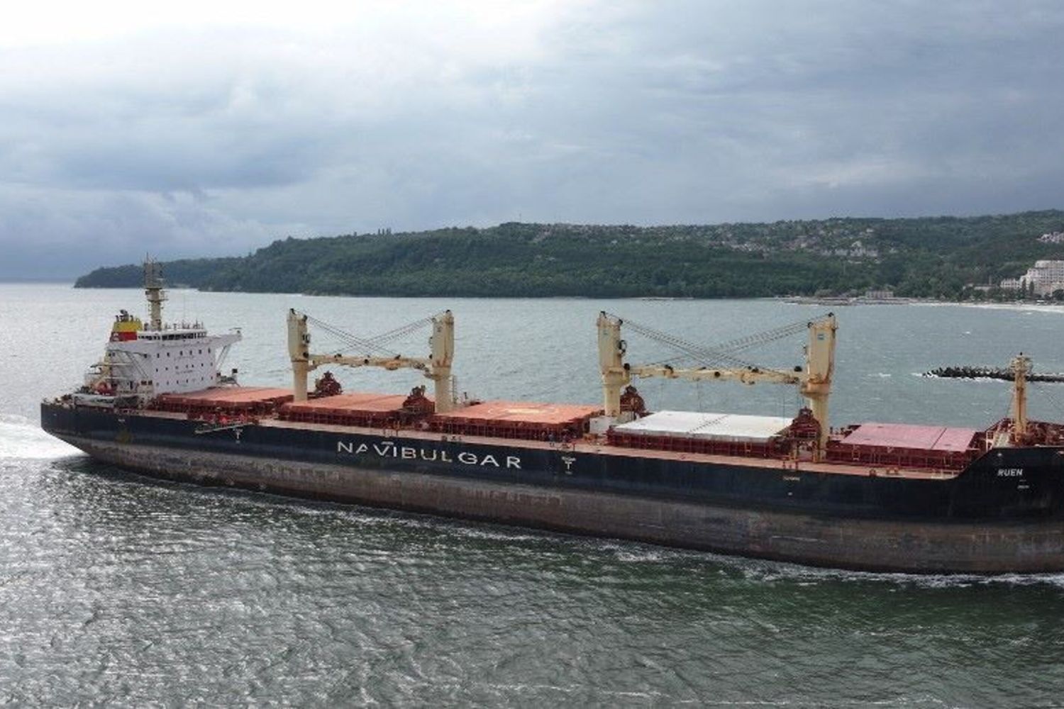 Una nave bulgara nel Mar Nero - immagine di archivio