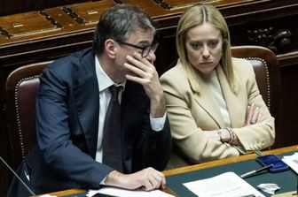 La premier Giorgia Meloni e il ministro dell'Economia e delle Finanze Giancarlo Giorgetti