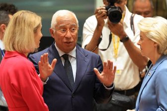 Antonio Costa, Kaja Kallas e  Ursula von der Leyen