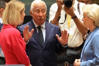 Antonio Costa, Kaja Kallas e  Ursula von der Leyen