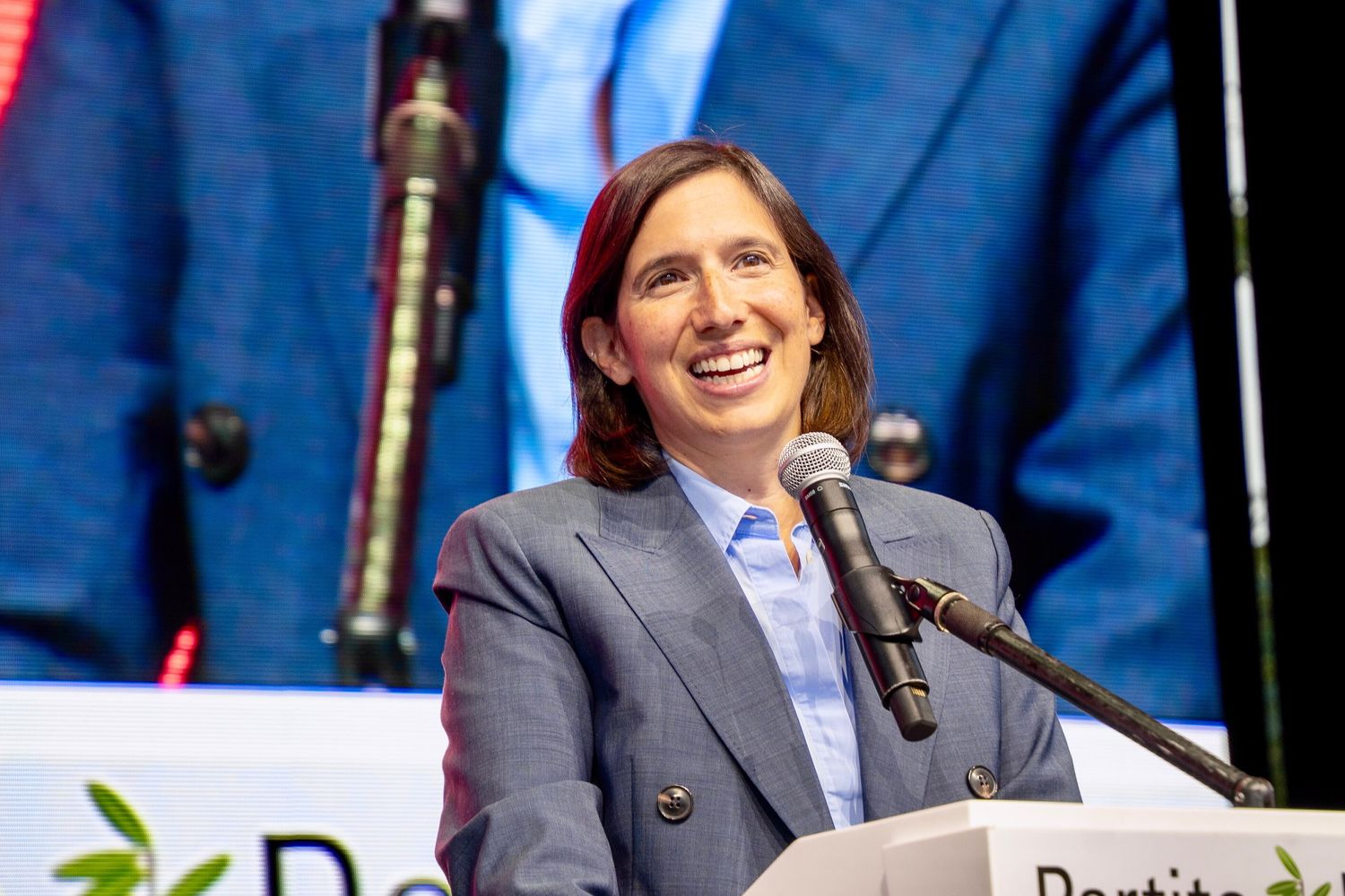 La segretaria del Pd Elly Schlein