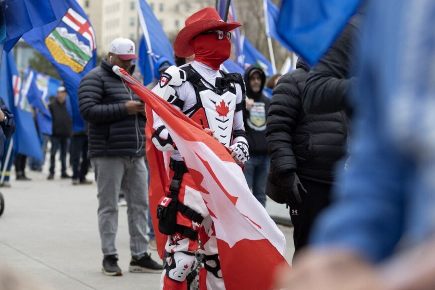 Manifestazione per l'indipendenza del Canada