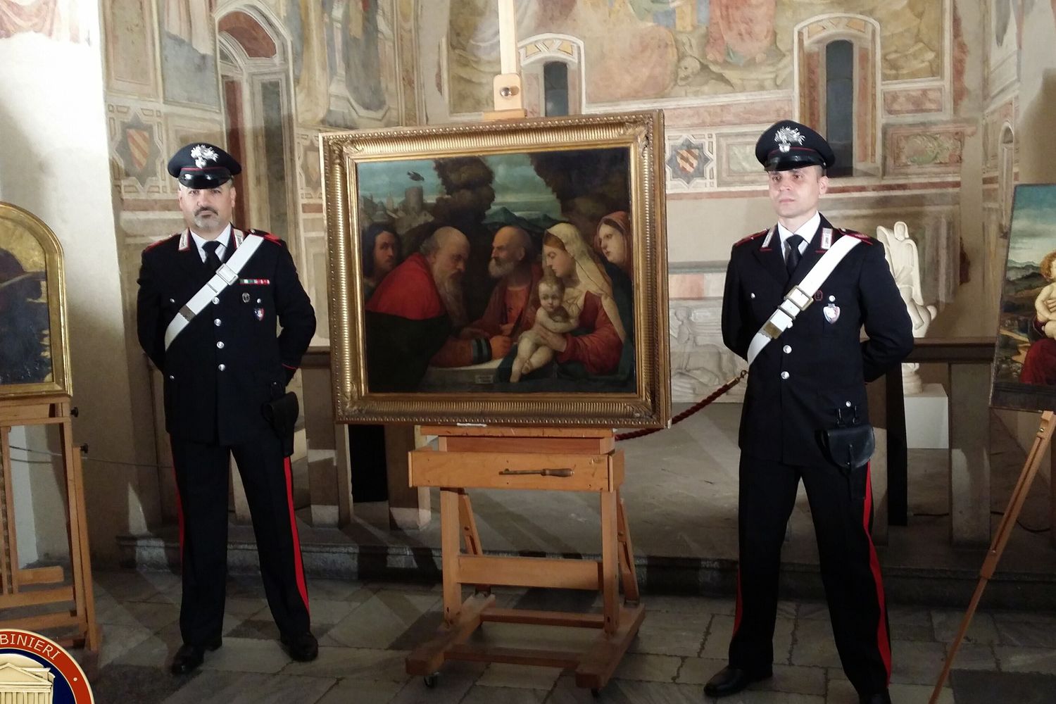 Il ritrovamento dei dipinti trafugati