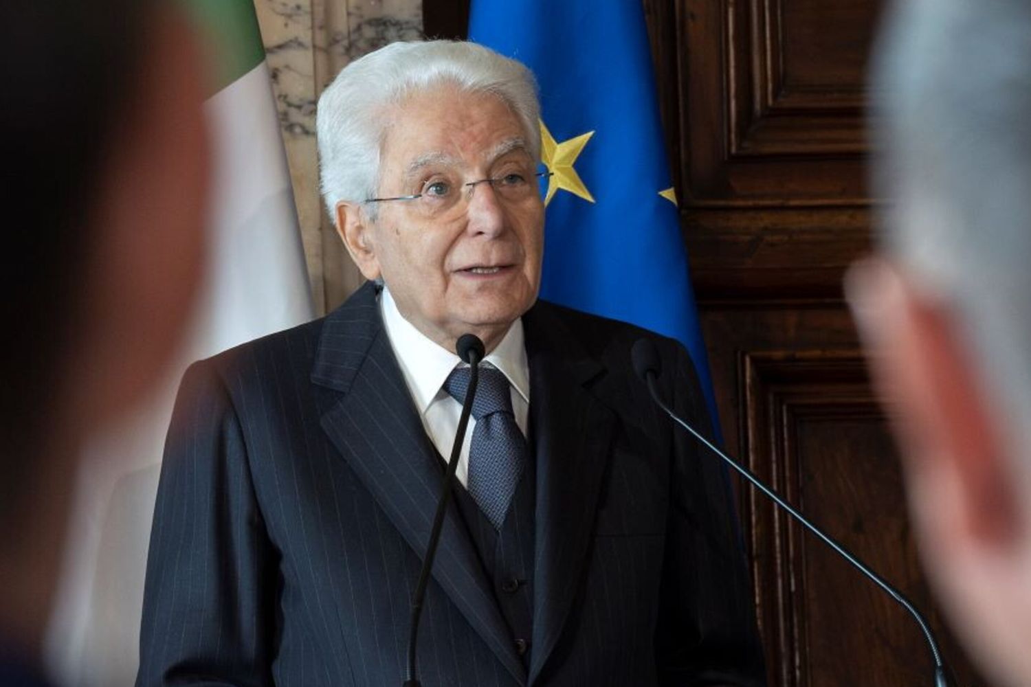 Il presidente della Repubblica Sergio Mattarella