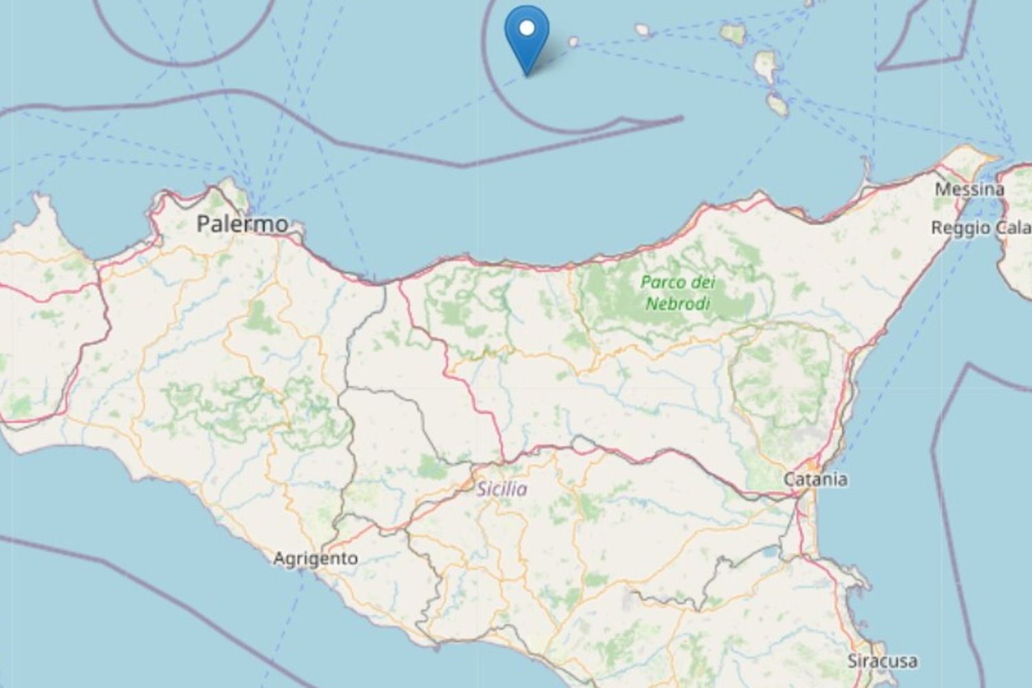 Terremoto con epicentro al largo delle Isole Eolie avvertito anche a Palermo