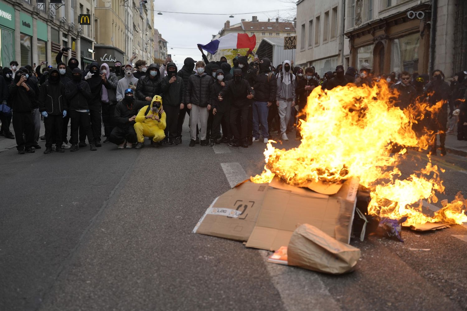 Proteste a Nantes