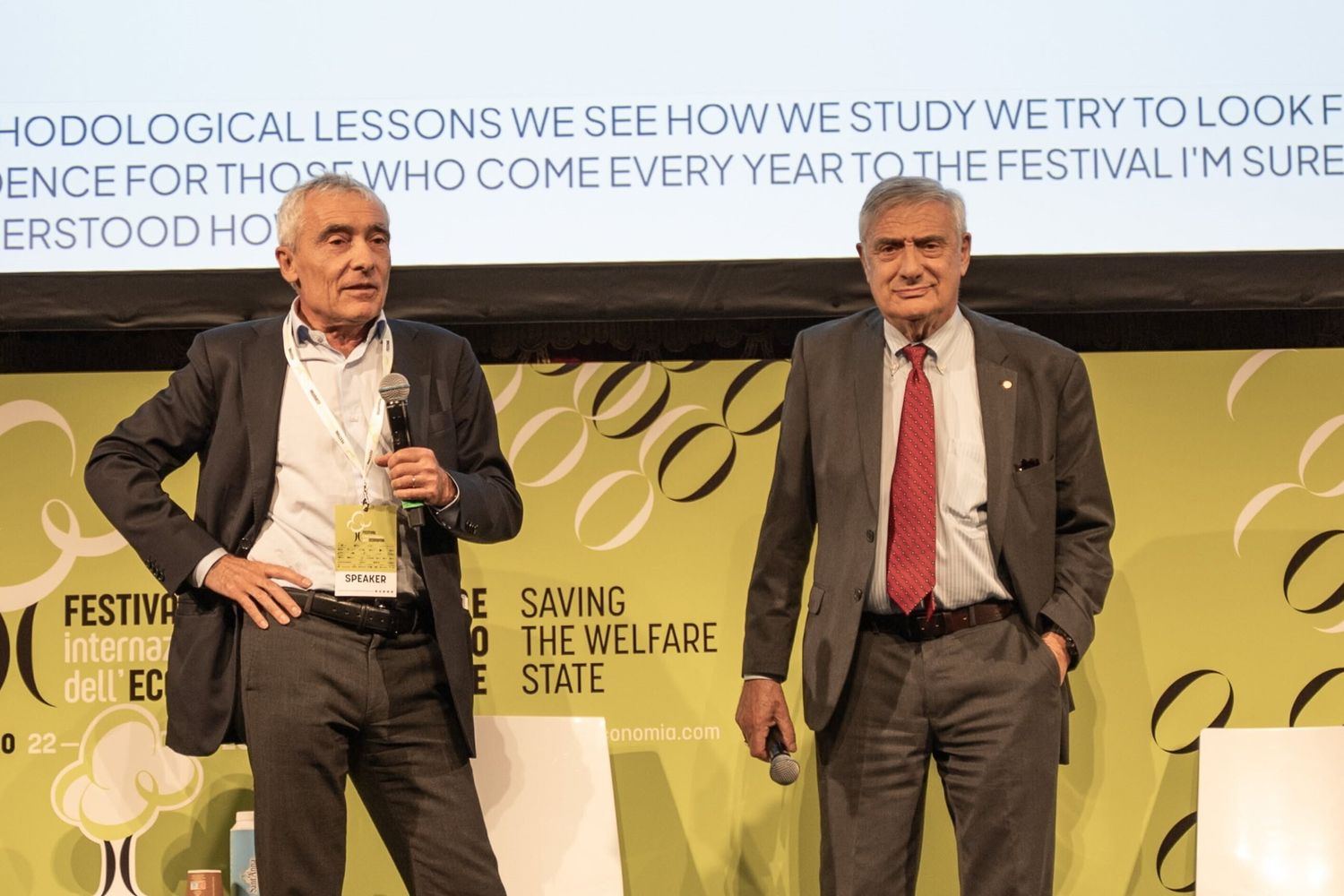 Tito Boeri e Joel Mokyr