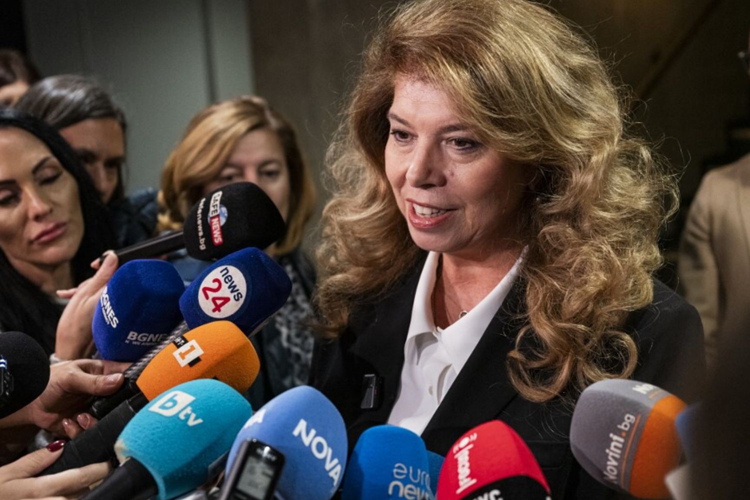 La presidente ad interim filorussa Iliana Yotova