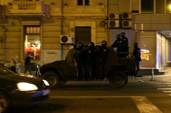 Polizia a Belgrado