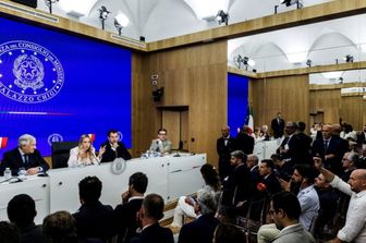 Conferenza stampa del premier Giorgia Meloni