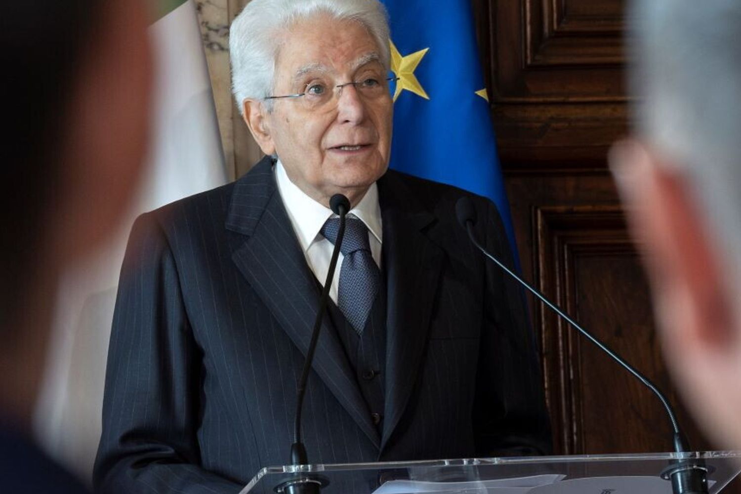 Il presidente della Repubblica Sergio Mattarella