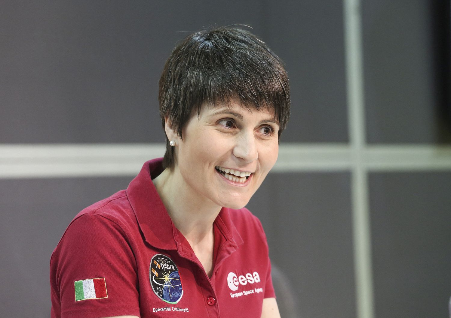 L'astronauta italiana Samantha Cristoforetti