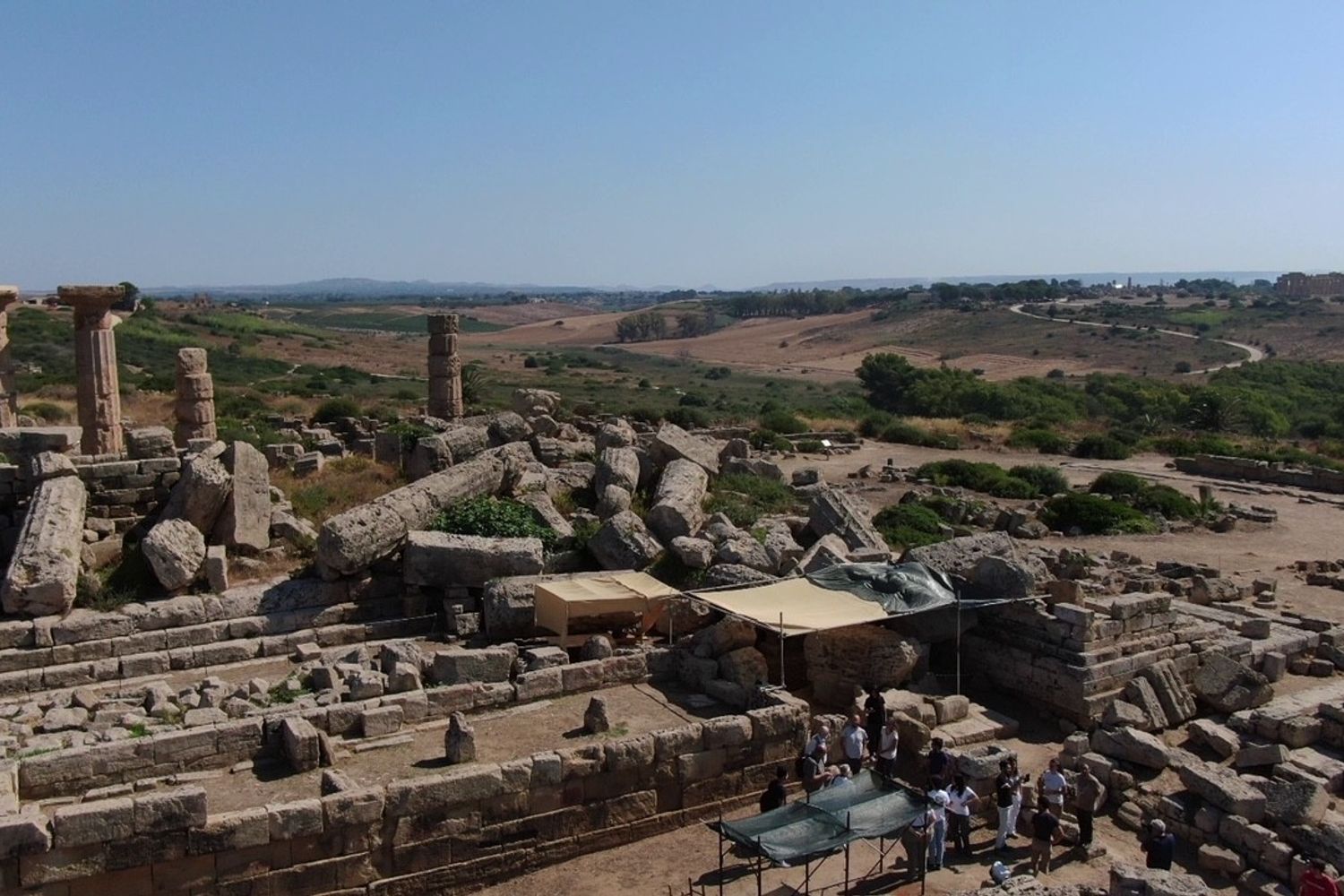 Gli scavi di Selinunte