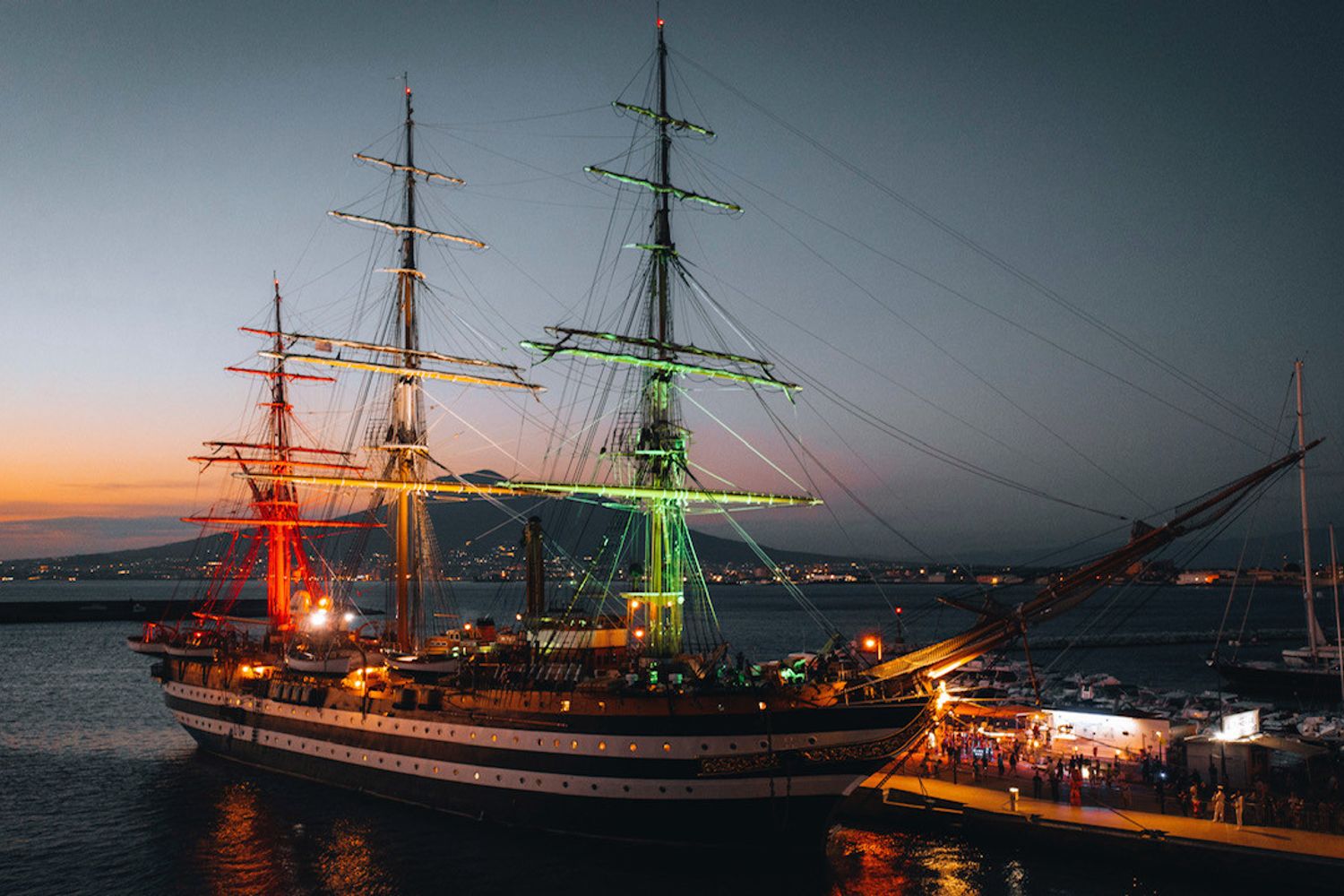 La Nave Scuola della Marina Militare Italiana Amerigo Vespucci&nbsp;