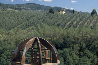 &nbsp;Vista dalla cittadina toscana Vinci