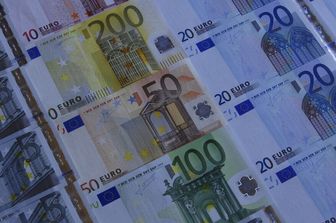 Banconote in euro di vario taglio