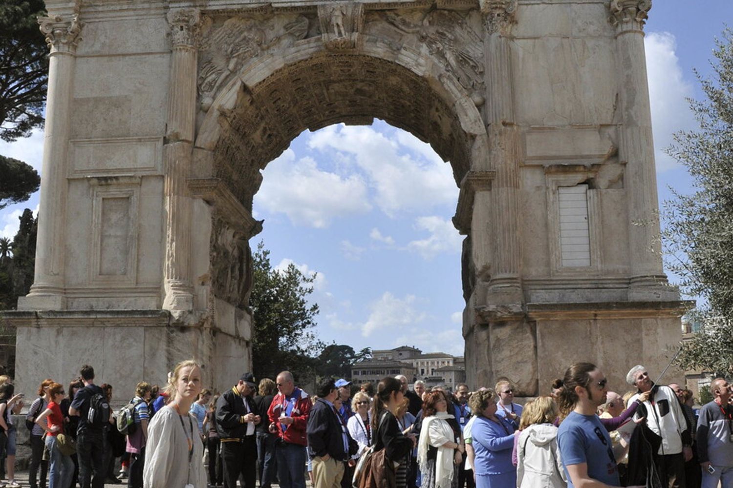 L'arco di Tito al Colosseo&nbsp;