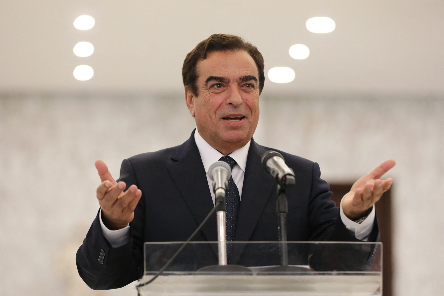 Il ministro dell'Informazione di Beirut, George Kordahi&nbsp;