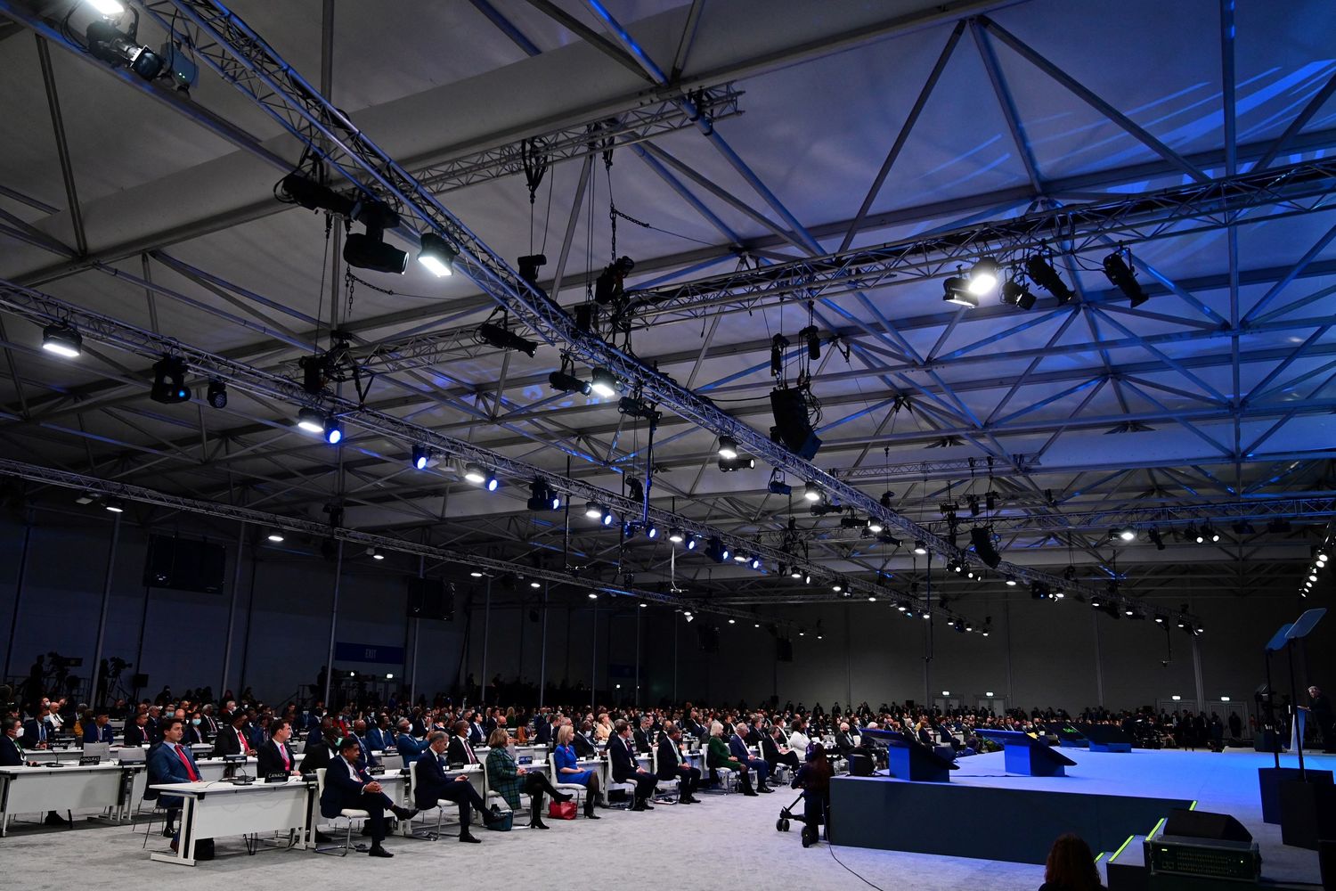 La cerimonia di apertura dei lavori della Cop26 a Glasgow&nbsp;