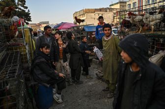 Un mercato a Kabul&nbsp;