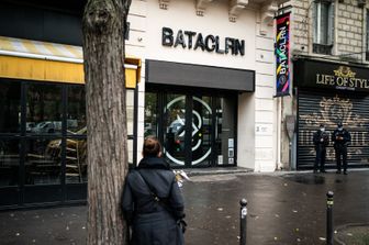 L'ingresso del Bataclan a Parigi&nbsp;