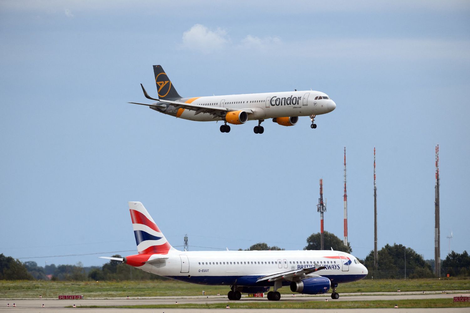 Voli in partenza e in atterraggio