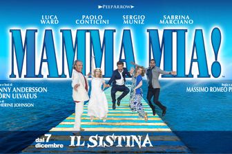 Locandina musical Mamma Mia al teatro Sistina di Roma