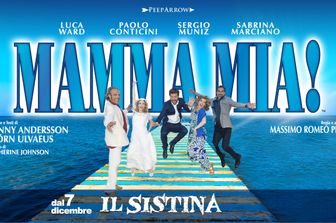 Locandina musical Mamma Mia al teatro Sistina di Roma