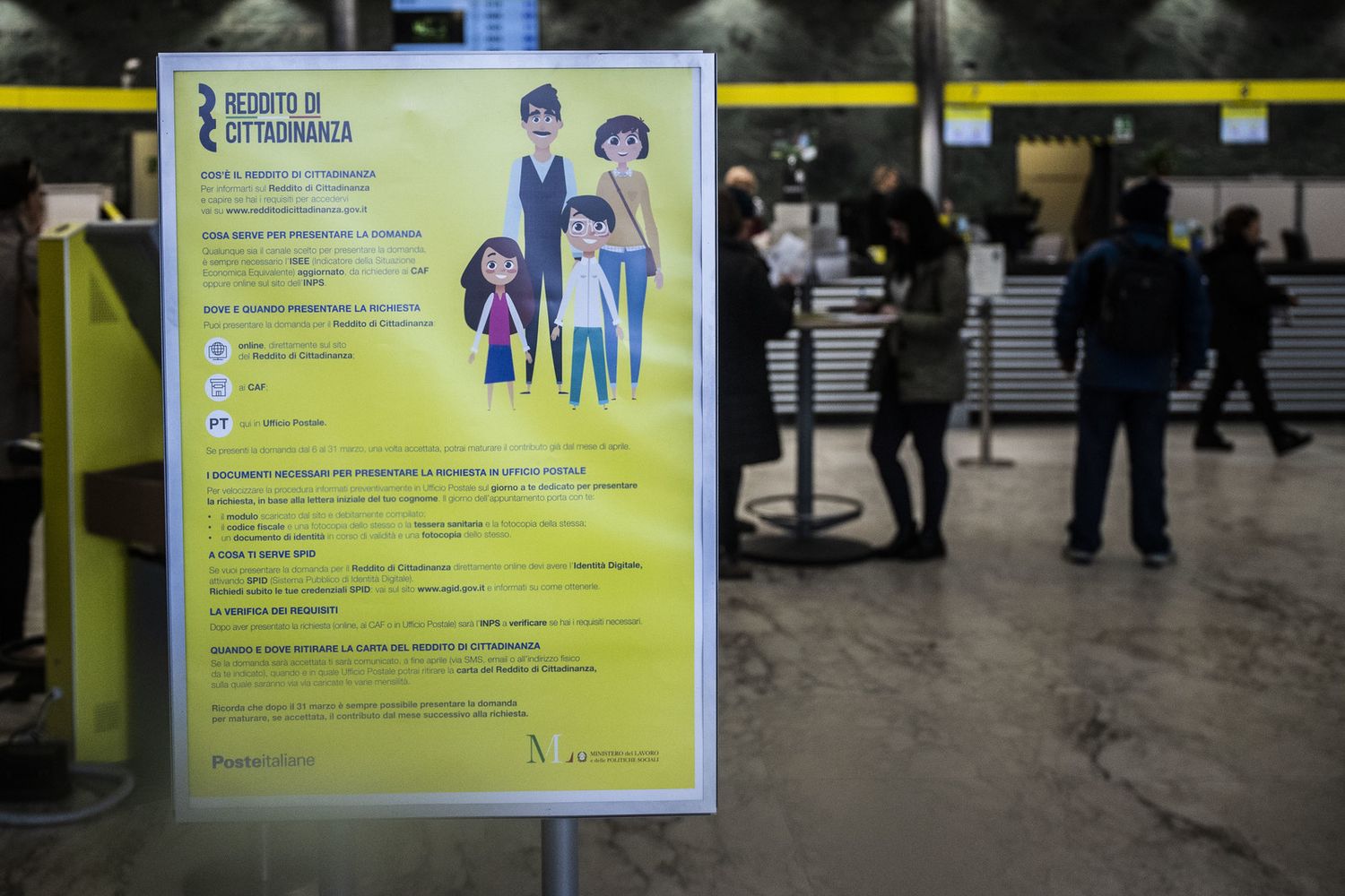 Presentazione della domanda del reddito di cittadinanza