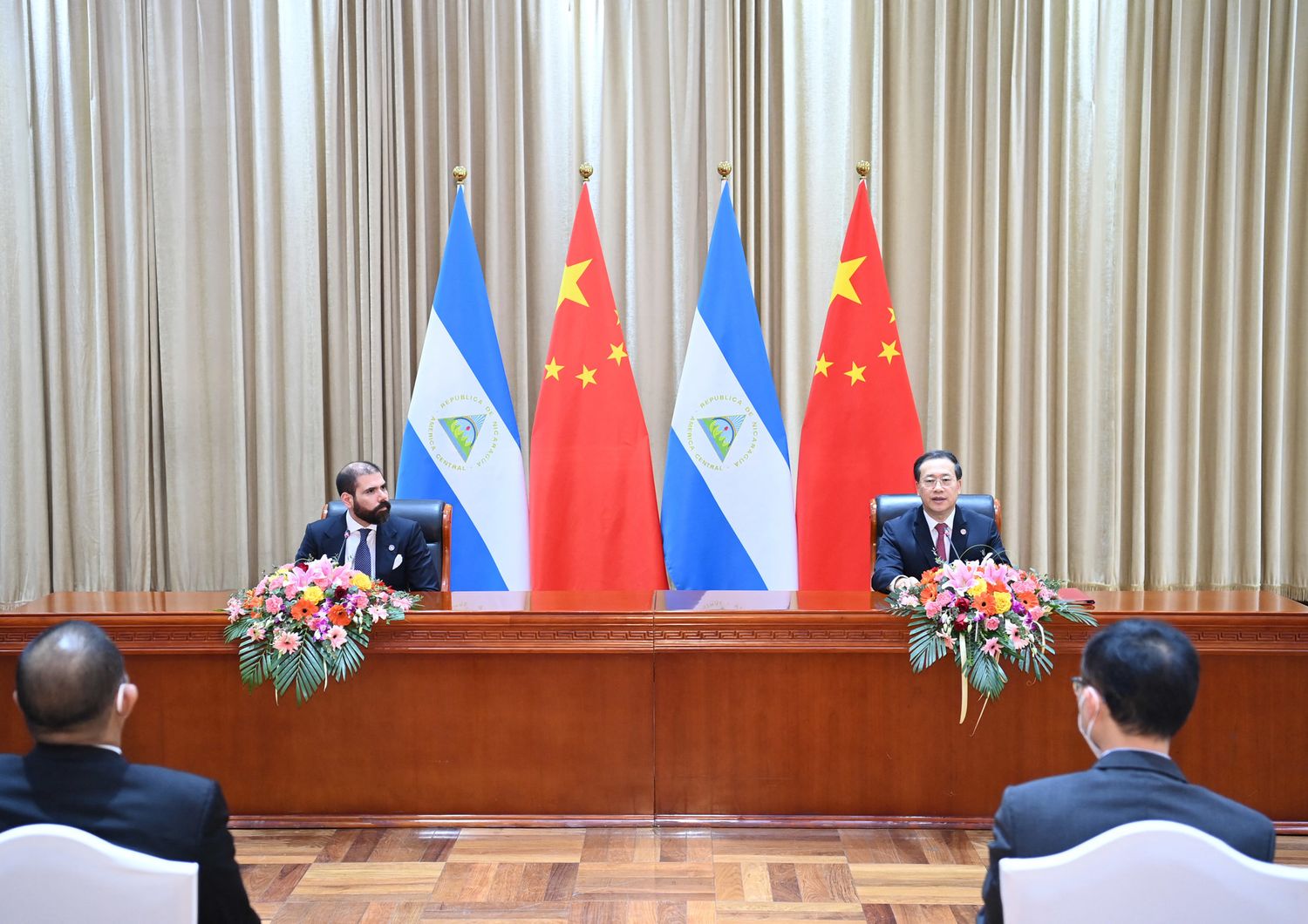 Incontro Nicaragua-Cina